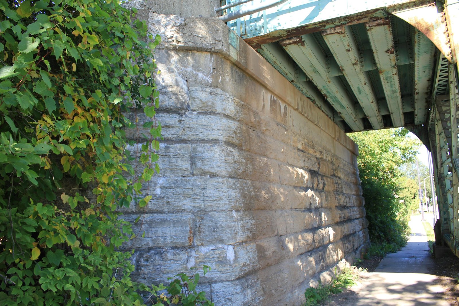 West abutment
